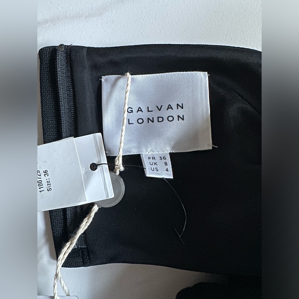 Galvan eclipse cutout stretch-jersey halterneck m… - image 8